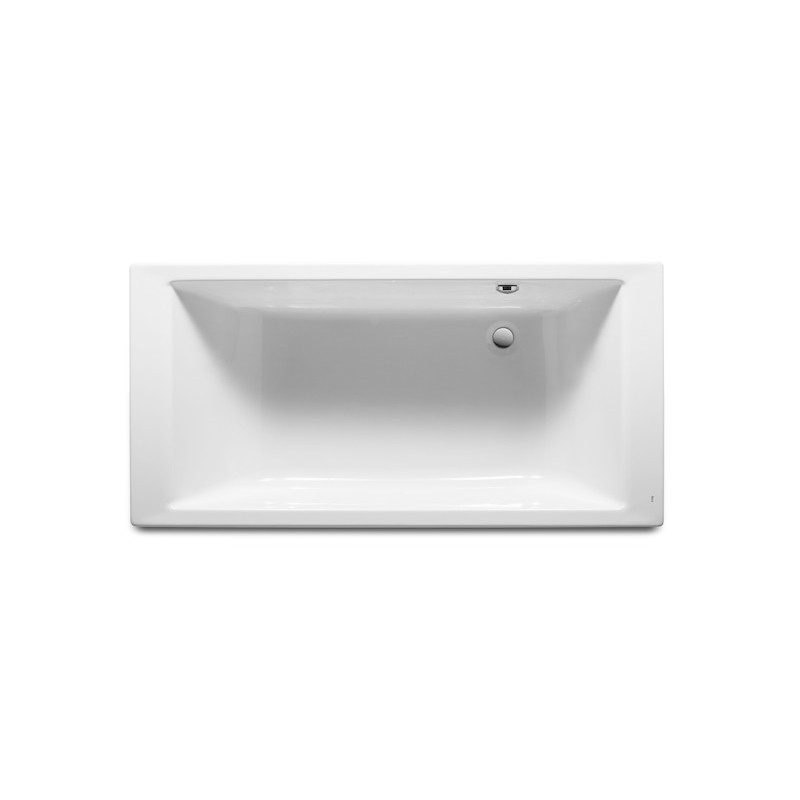 Bañera acrílica rectangular de 1700 x 800 mm.