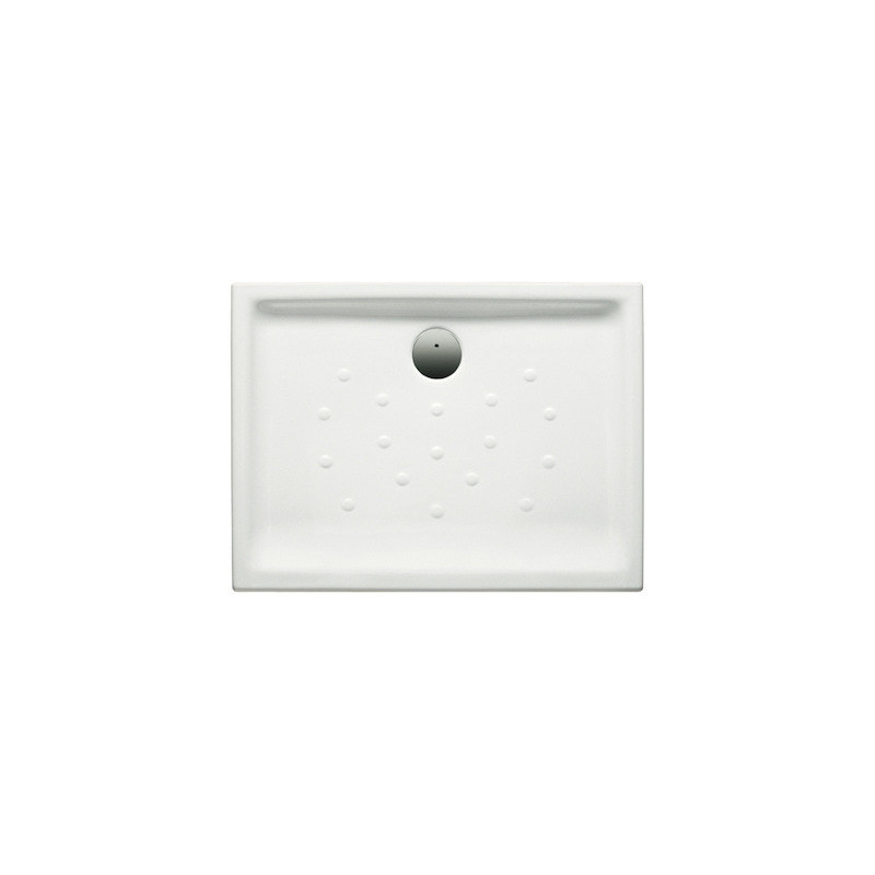 Plato de ducha de porcelana con fondo antideslizante de 1000 x 800 mm.