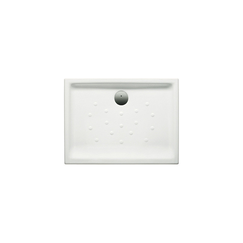 Plato de ducha de porcelana con fondo antideslizante de 1000 x 800 mm.