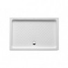 Plato de ducha de porcelana rectangular de 1200 x 800 mm.