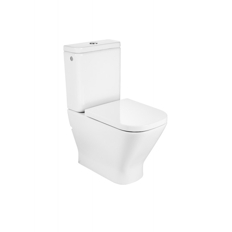 Combo Inodoro Completo Redondo, Blanco Brillo, Fondo Reducido Con  Cisterna Y Bidet A Suelo, Adosado A Pared Con Salida Dual con Ofertas en  Carrefour