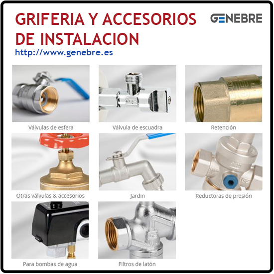 Griferia y Accesorios de instalacion