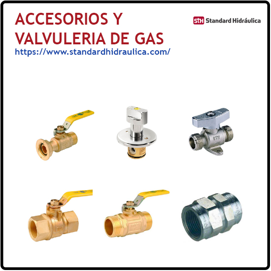 Accesorios y valvuleria de gas