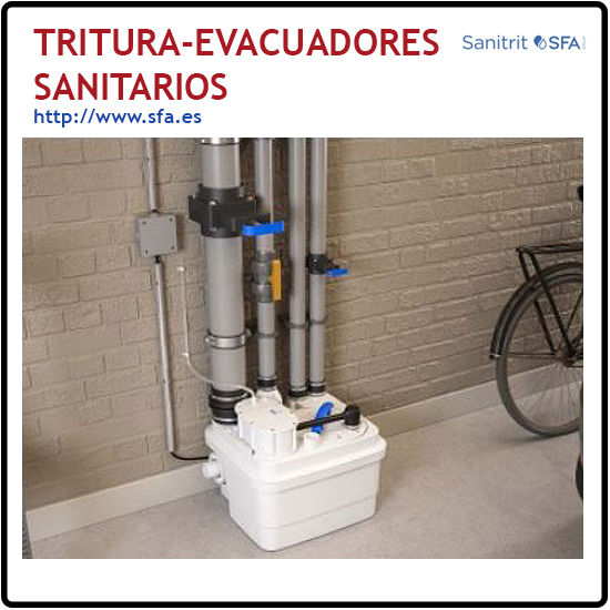 Tritura-Evacuadores sanitarios