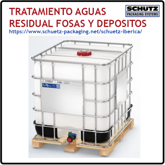 Tratamiento agua residual, fosas y depositos