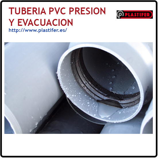 Tuberia PVC presion y evacuacion