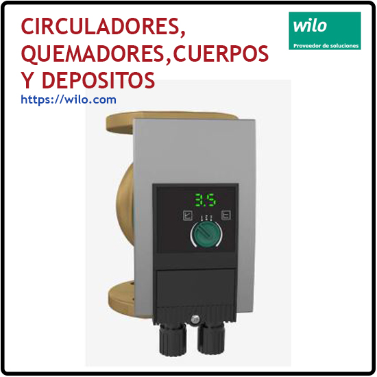 Circuladores, Quemadores, Cuerpos y Depositos